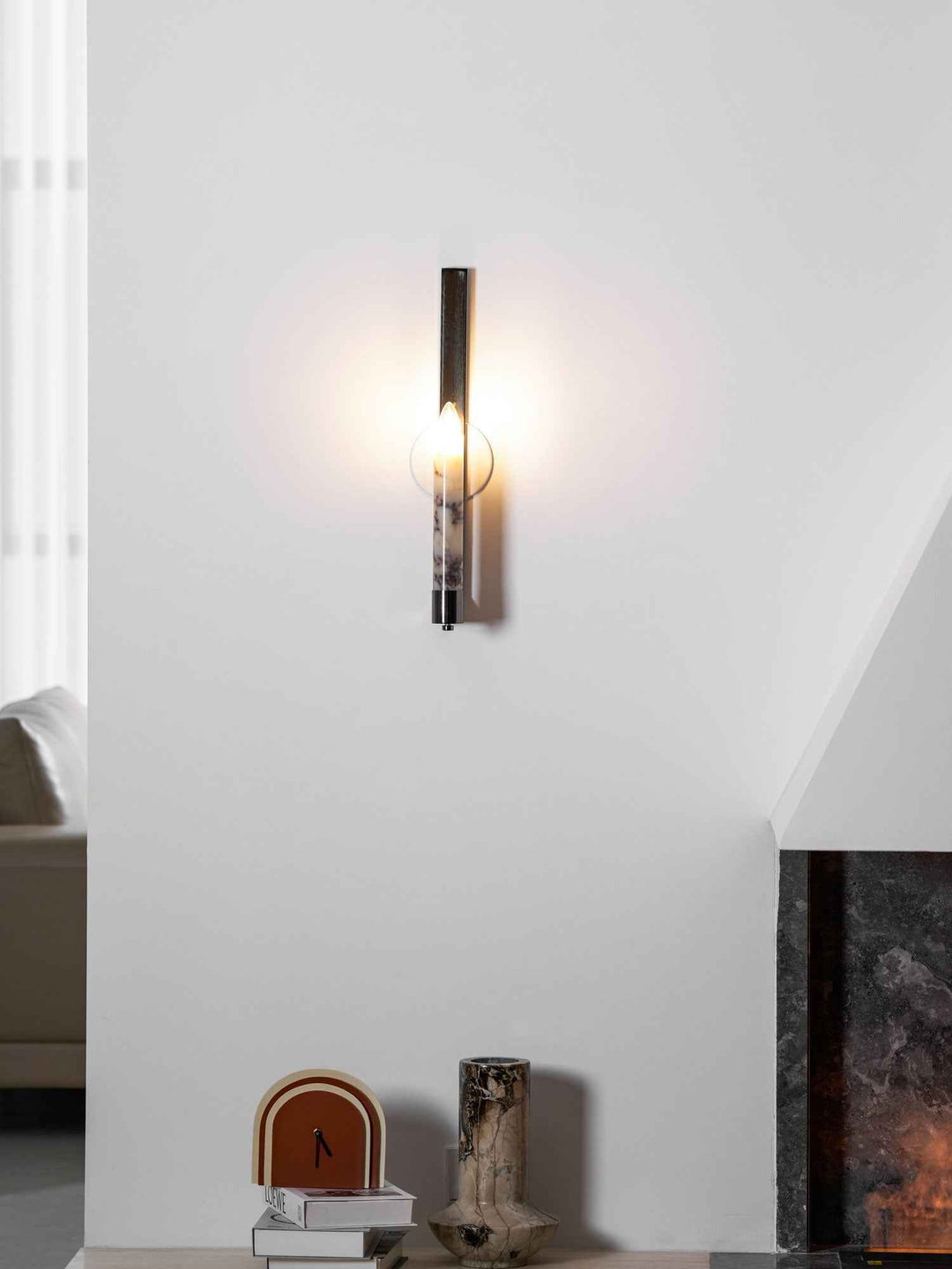 Mateo Métal 13cm Noir LED