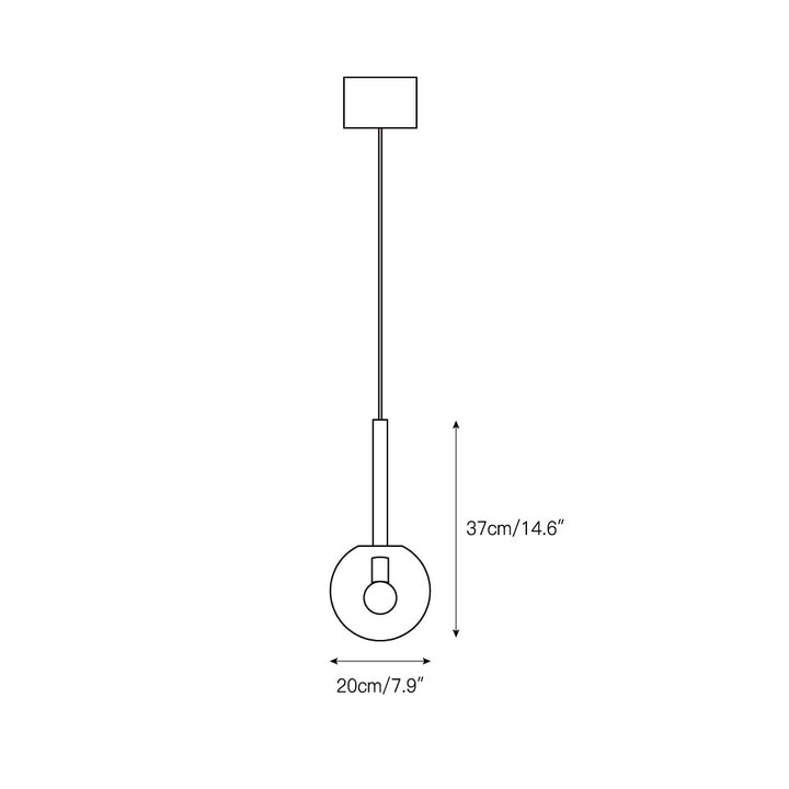 Vetheel Suspension Métal Verre Nuage Traditionnel - Neutralighting