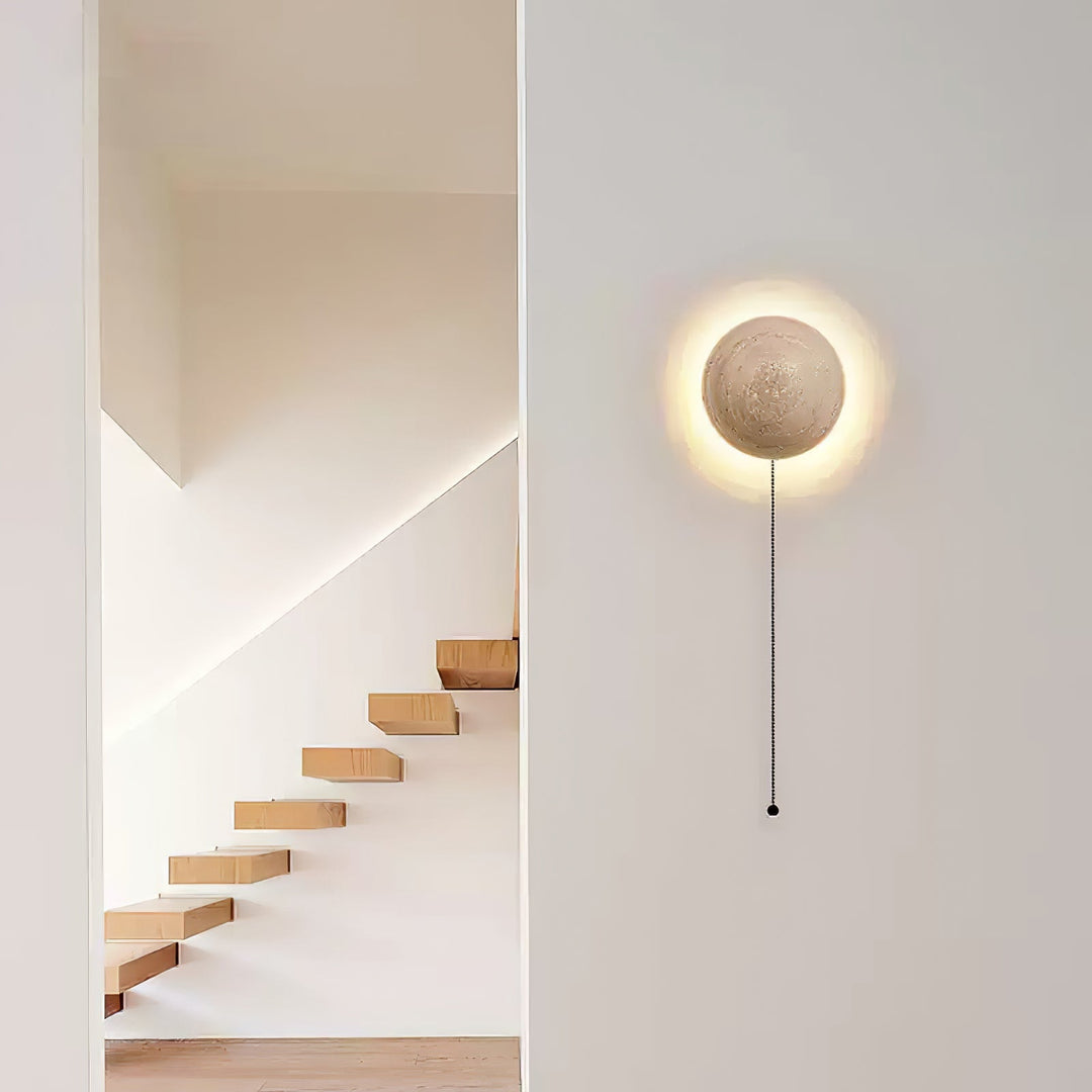 Nyvarion Applique Murale Minimaliste en Travertin - Neutralighting