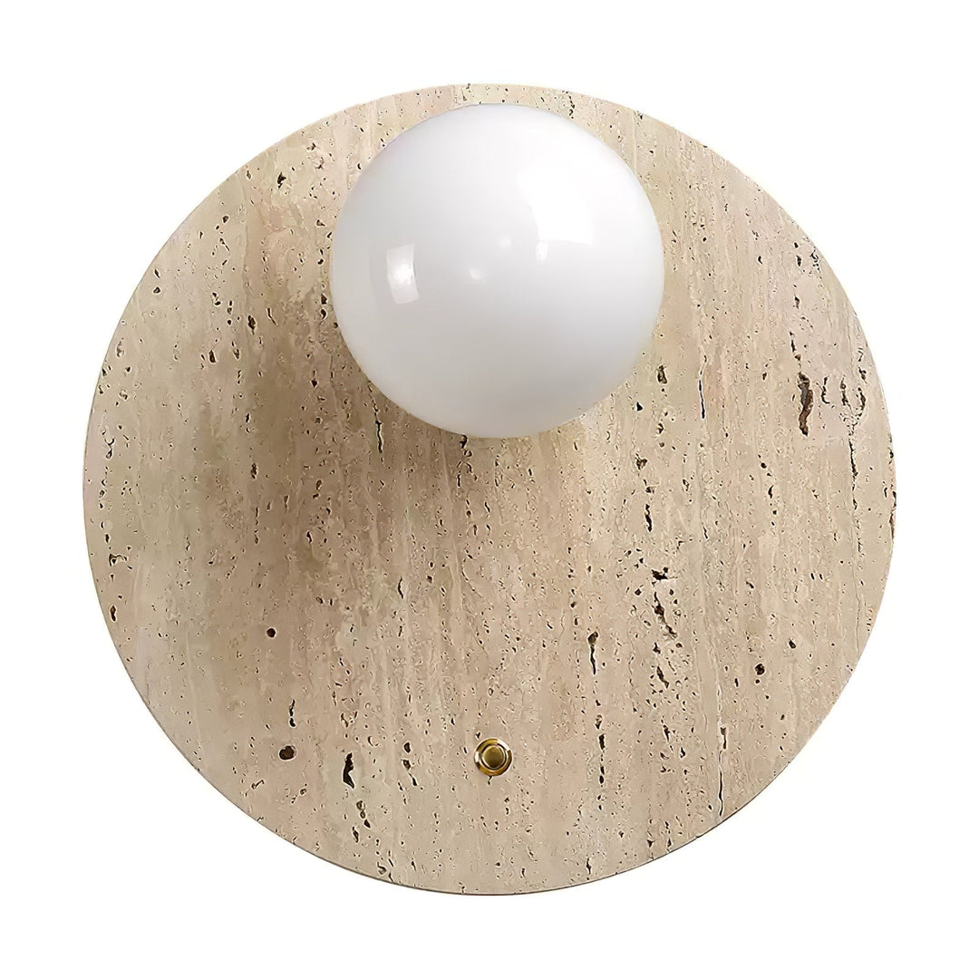 Syloryra Applique Murale Minimaliste en Travertin - Neutralighting