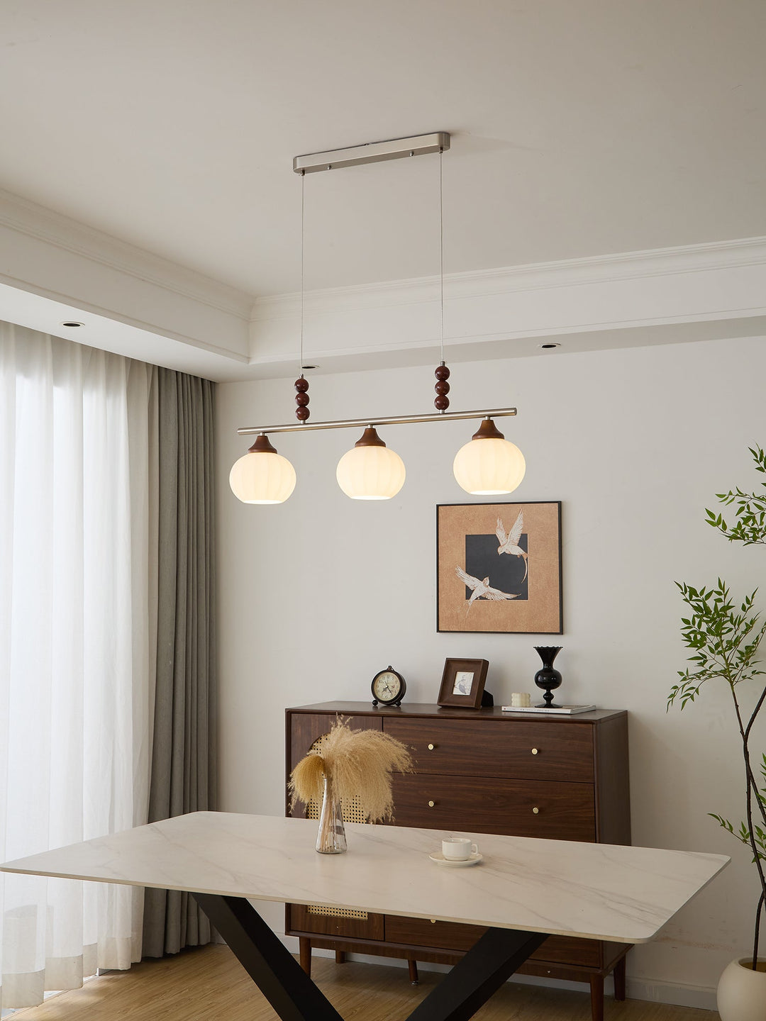 Vento Suspension en Verre Rétro - Neutralighting