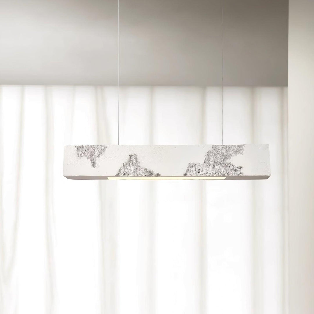 Lunar Gleam Lampe Pendante Texturée Minimaliste Céleste - Neutralighting