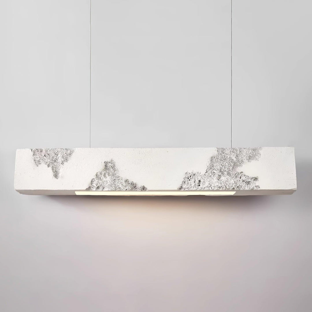 Lunar Gleam Lampe Pendante Texturée Minimaliste Céleste - Neutralighting