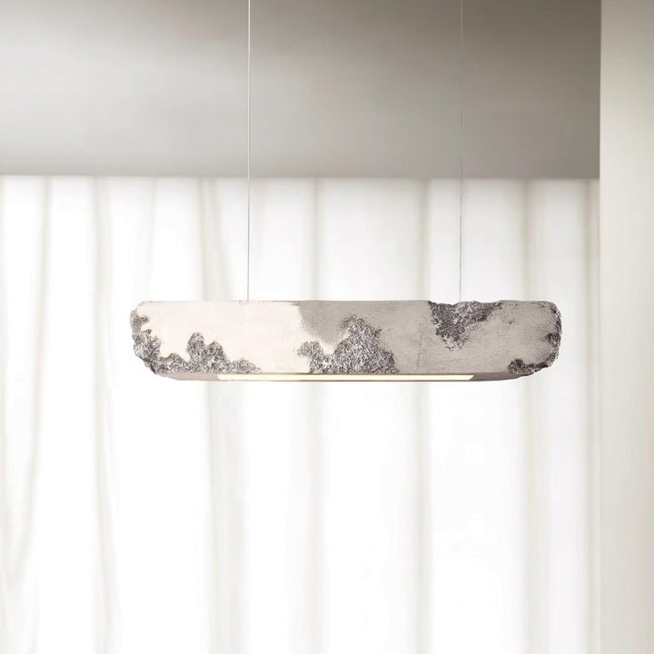 Lunar Gleam Lampe Pendante Texturée Minimaliste Céleste - Neutralighting