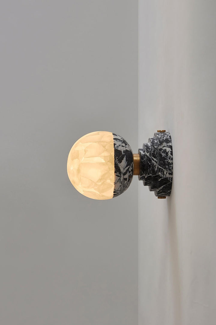 Nythee Applique Murale Laiton Marbre Minimaliste Moderne - Neutralighting
