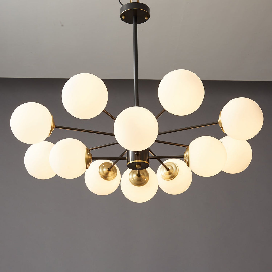 Catalos Lustre en Verre et Laiton de Qualité Supérieure Orb - Neutralighting