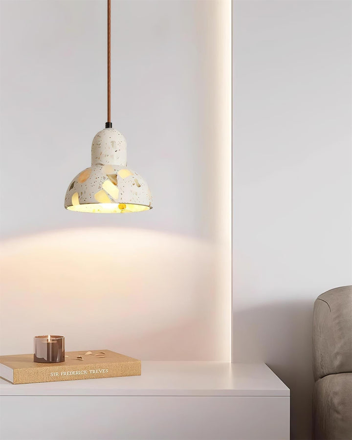 Lunette Suspension Terrazzo Sculptural Lumineuse - Neutralighting