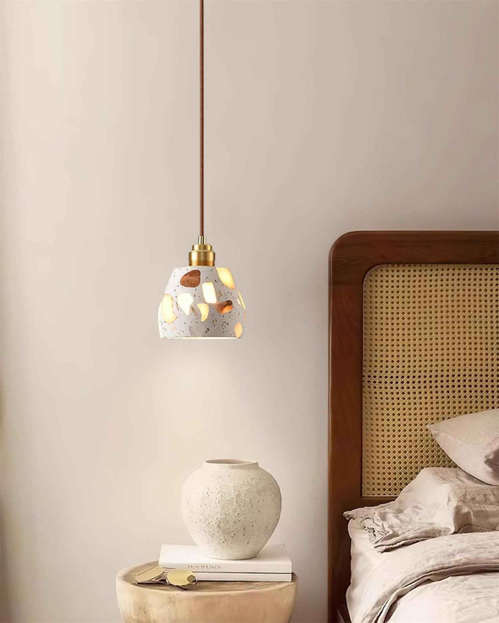 Lunette Suspension Terrazzo Sculptural Lumineuse - Neutralighting