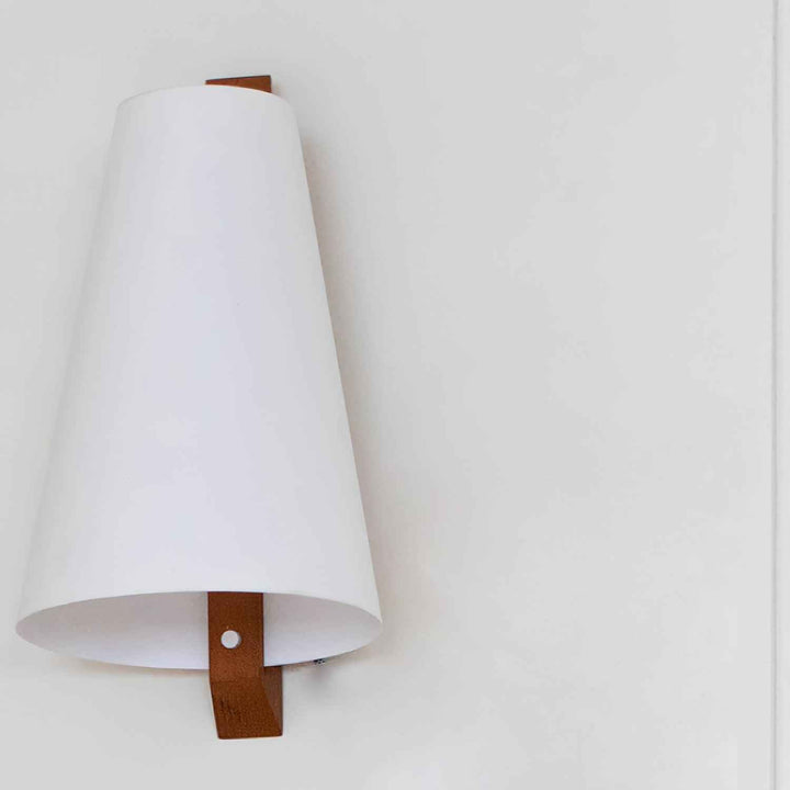 Miriam Bois 20cm Blanc LED