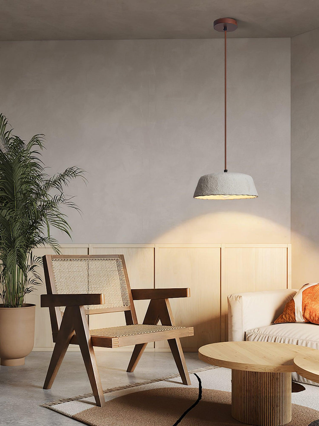 Pierre Contemporain Bois Suspension - Neutralighting