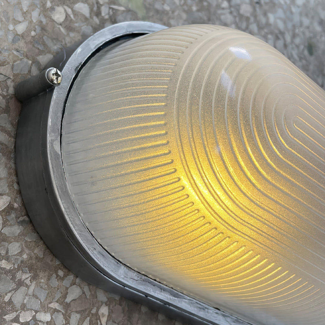 Oshaen Applique Murale Métal Verre Echo Vintage - Neutralighting