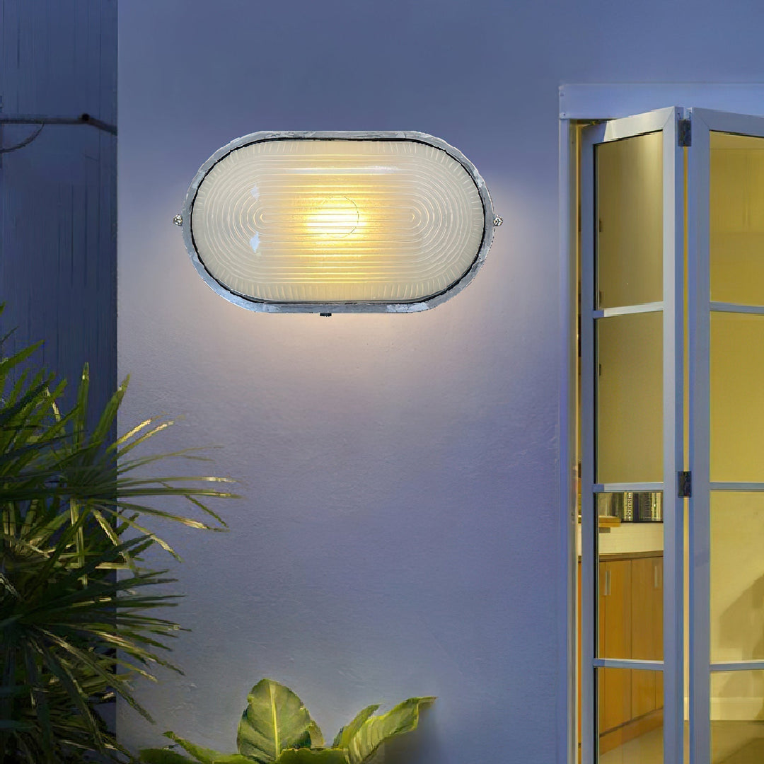 Oshaen Applique Murale Métal Verre Echo Vintage - Neutralighting
