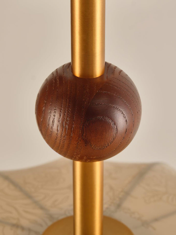 Spheris Plafonnier en tissu et bois pour des intérieurs chaleureux et élégants - Neutralighting