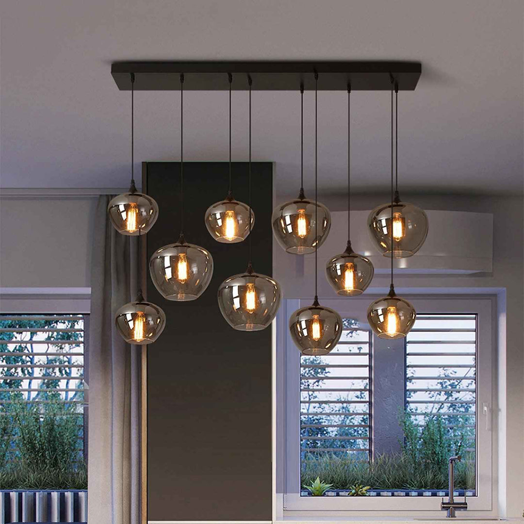 Talis Suspension en Verre Industrielle Chic - Neutralighting