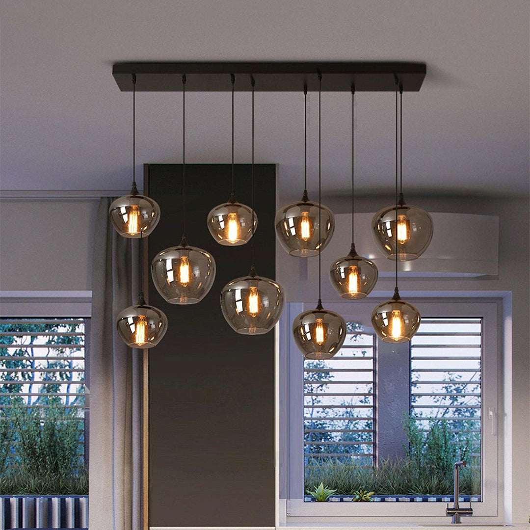 Mirelia Lampe Pendante Industrielle en Verre - Neutralighting