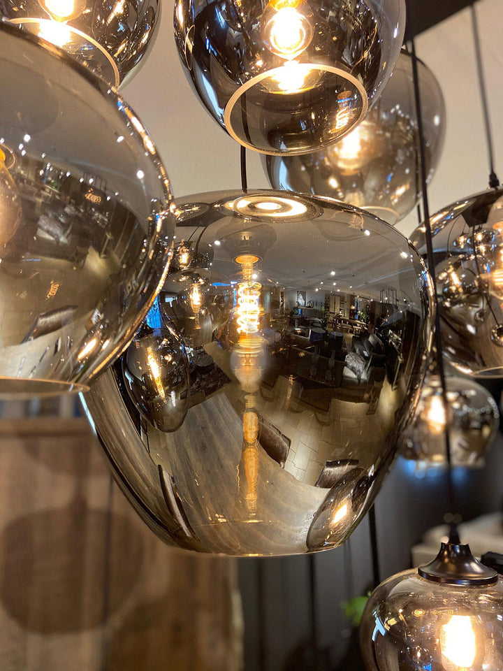 Talis Suspension en Verre Industrielle Chic - Neutralighting