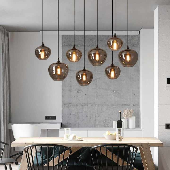 Talis Suspension en Verre Industrielle Chic - Neutralighting