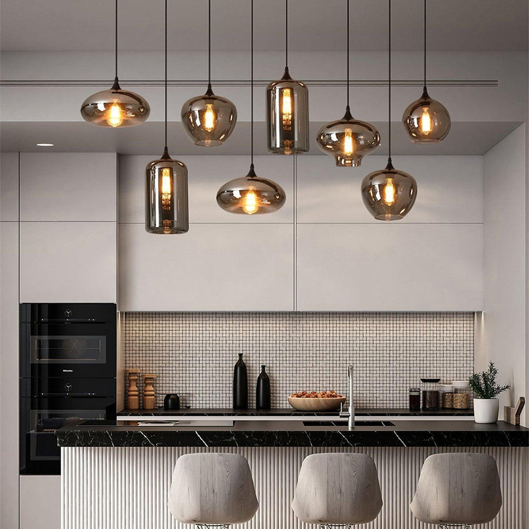 Mirelia Lampe Pendante Industrielle en Verre - Neutralighting