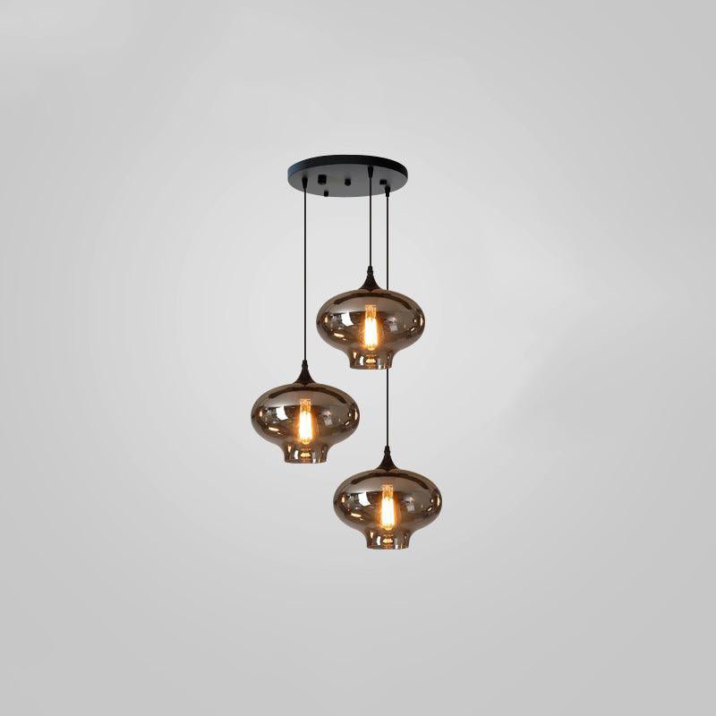 Talis Suspension en Verre Industrielle Chic - Neutralighting
