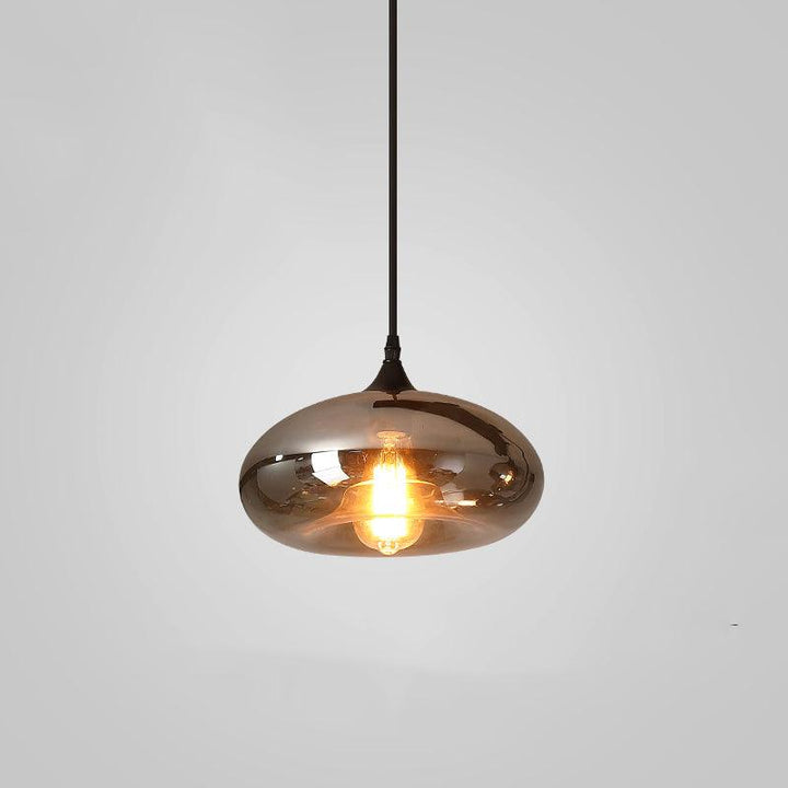 June Suspension Luminaire Industriel Verre Gris Fumé - Neutralighting