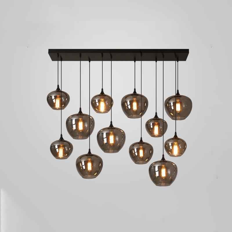 Talis Suspension en Verre Industrielle Chic - Neutralighting
