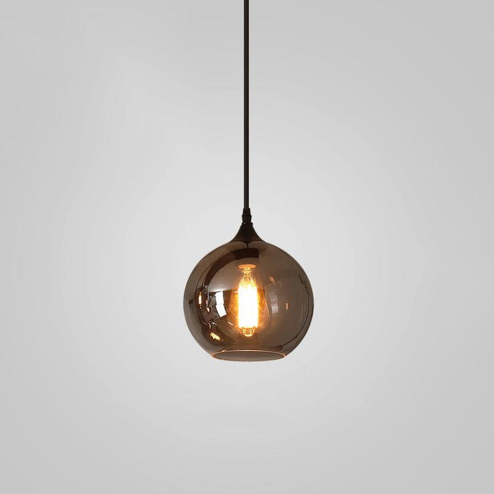 June Suspension Luminaire Industriel Verre Gris Fumé - Neutralighting