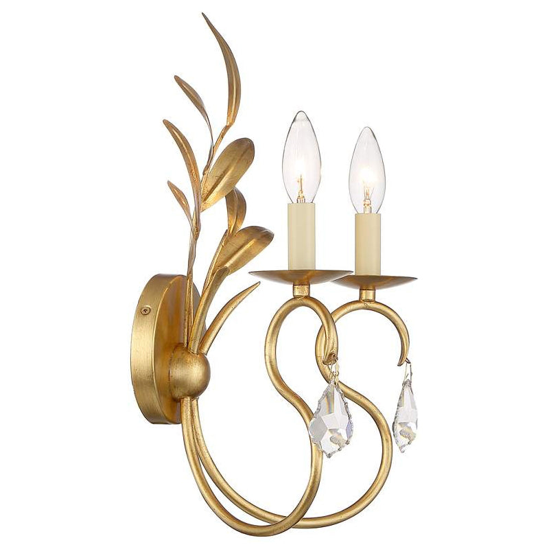 Zerinos Applique Murale Laiton Cristal Créativité Individuelle - Neutralighting
