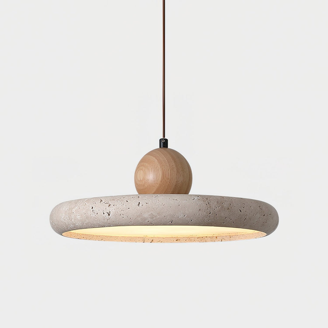 Lydia Suspension Minimaliste en Travertin - Neutralighting