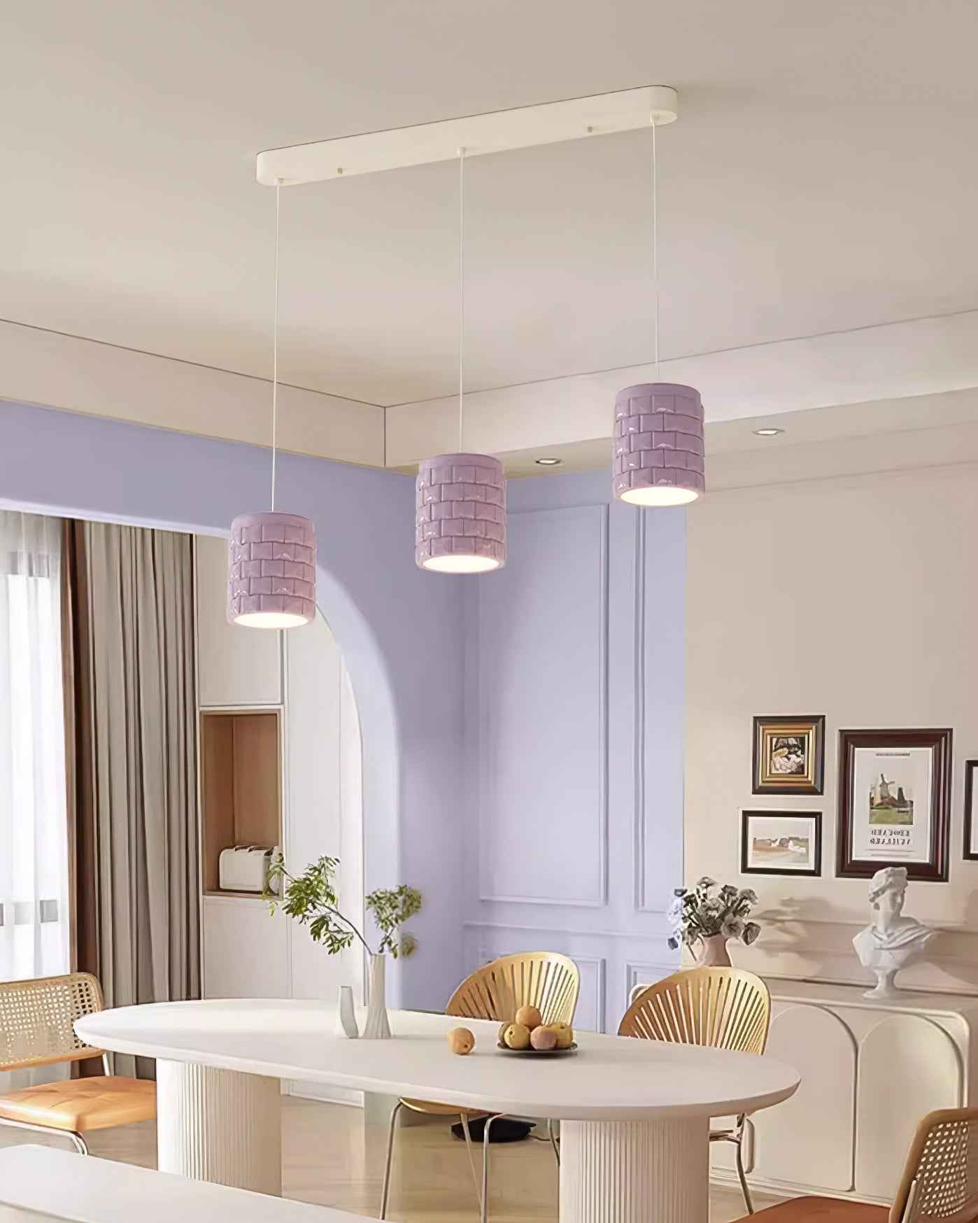 Vadoror Suspension Résine Métal Fille Minimaliste Moderne - Neutralighting