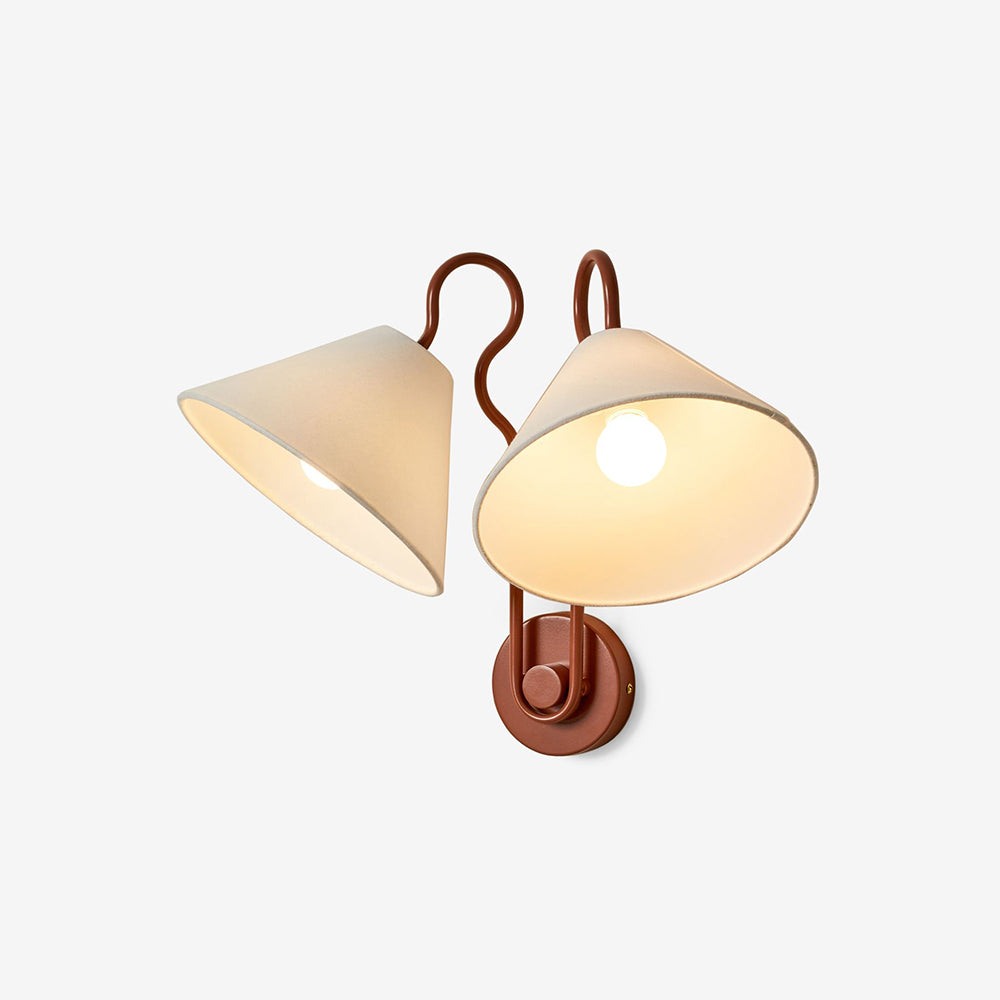 Elthayra Applique Murale Métal Tissu Industriel Vintage - Neutralighting