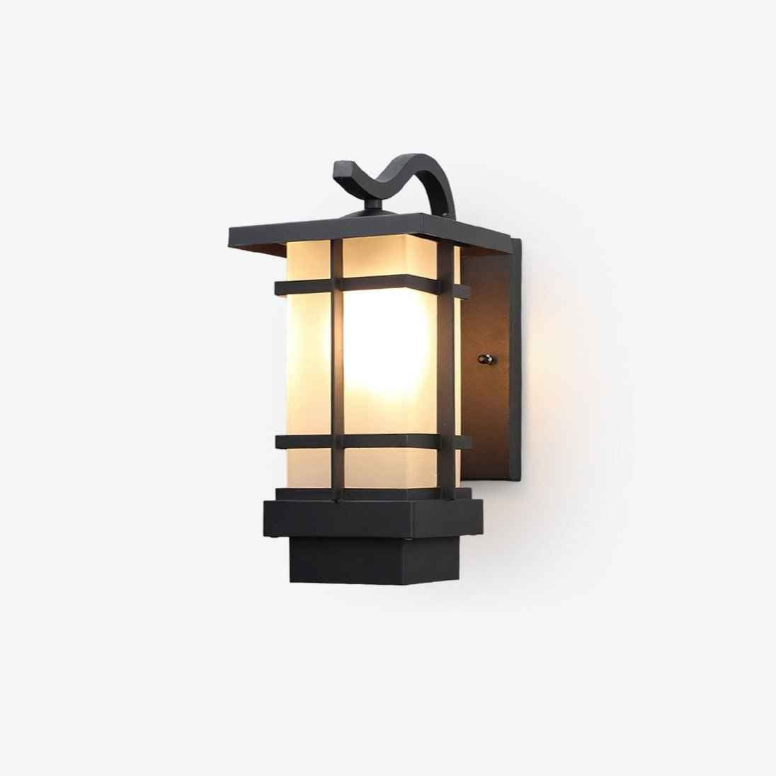 Madison Verre 25cm Noir LED