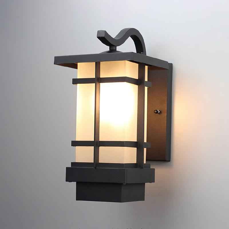 Madison Verre 25cm Noir LED