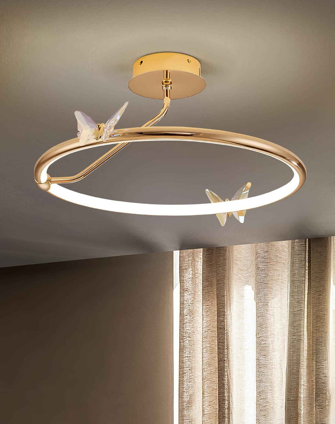 Solara Acrylique 40cm Blanc LED