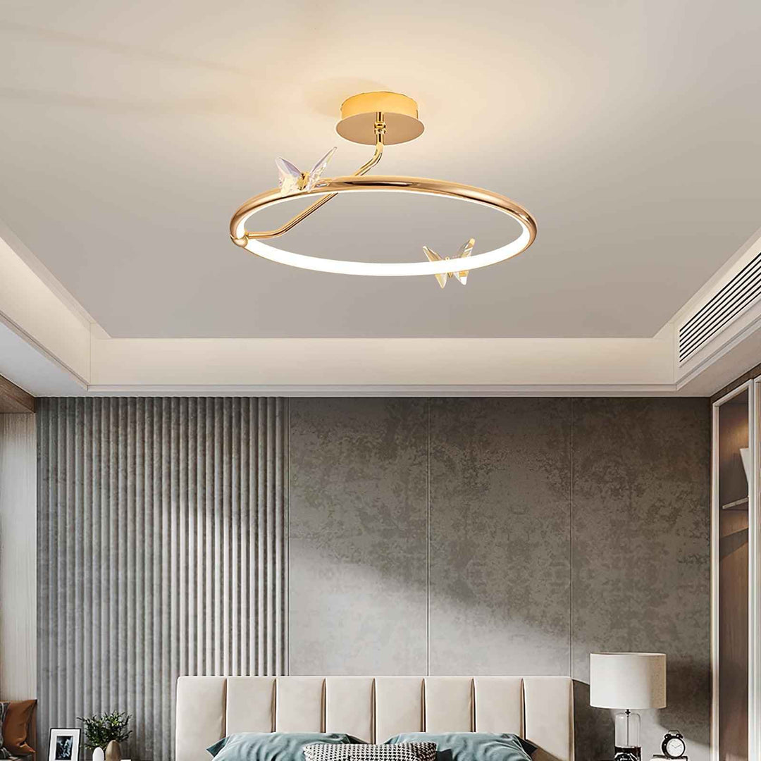 Solara Acrylique 40cm Blanc LED