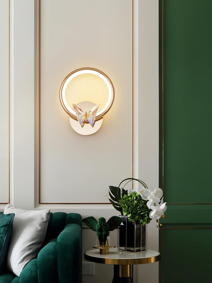 Ersoren Applique Murale Cristal Papillon Magique - Neutralighting