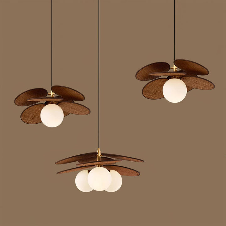 Florin Lampe Pendante Pétale en Bois - Neutralighting