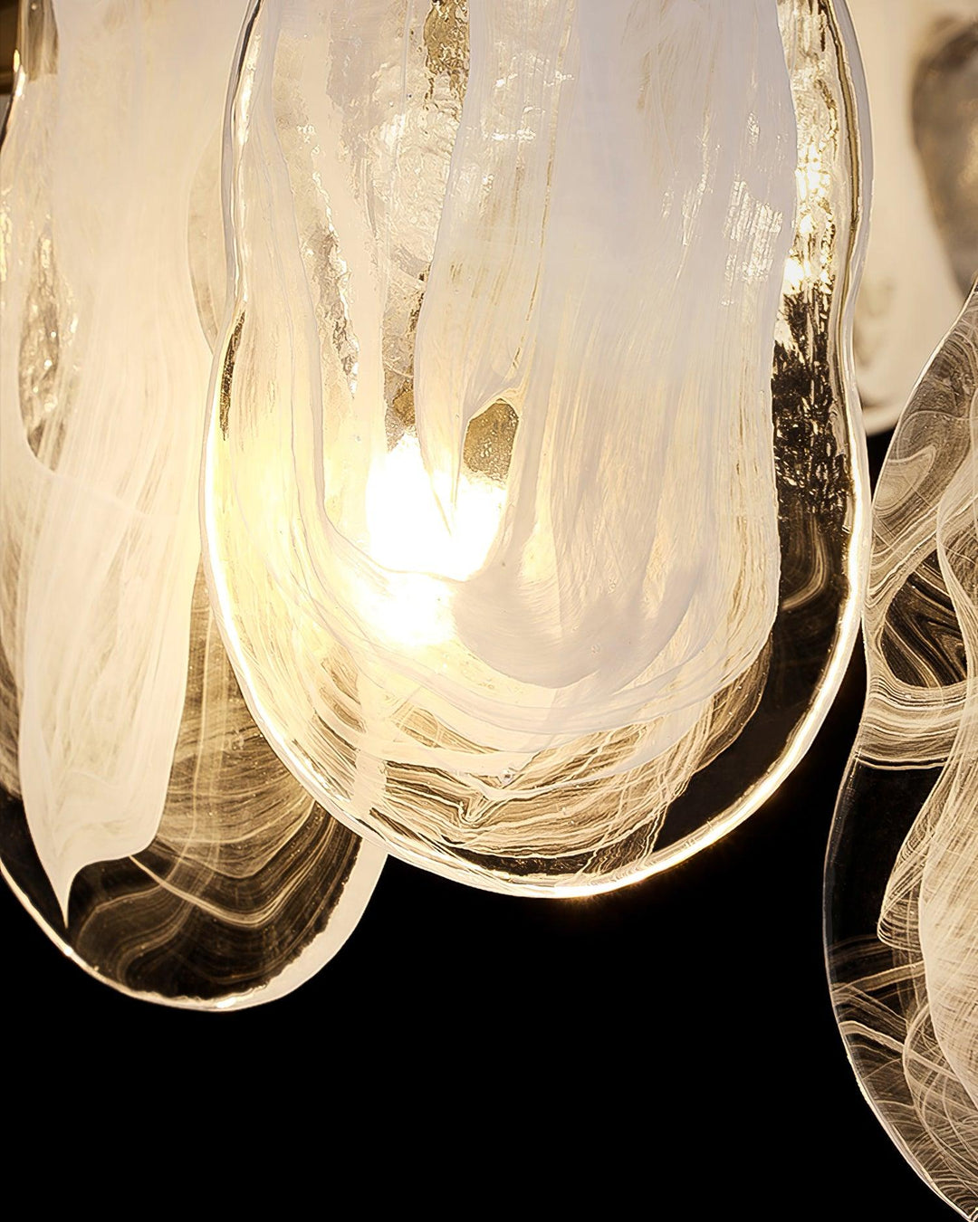 Lustra Chandelier Panneaux en Verre Nuage - Neutralighting