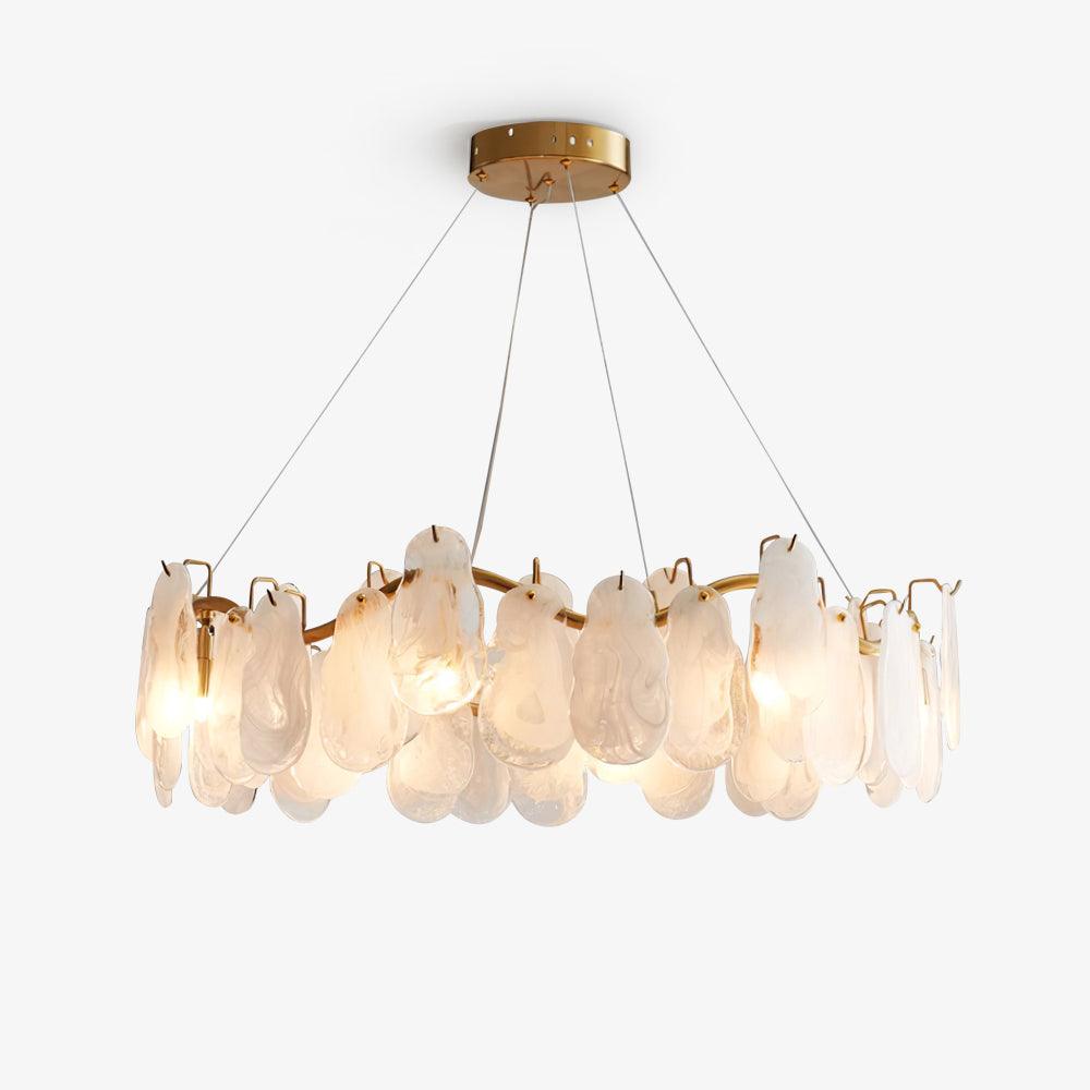Lustra Chandelier Panneaux en Verre Nuage - Neutralighting