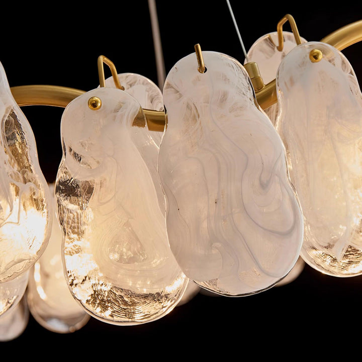 Lustra Chandelier Panneaux en Verre Nuage - Neutralighting