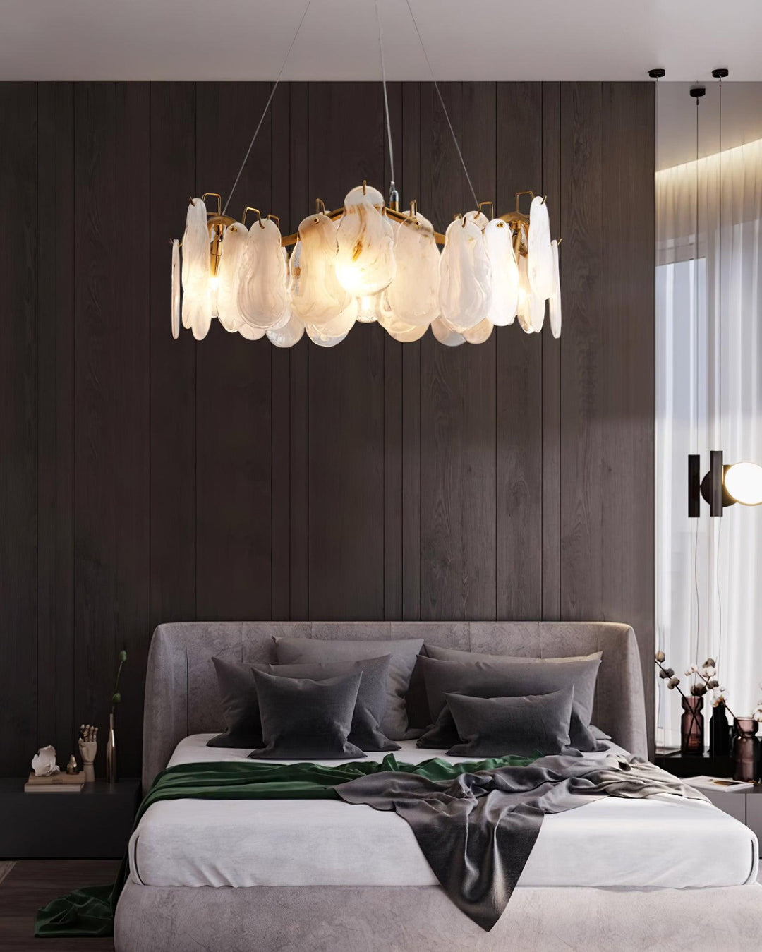 Lustra Chandelier Panneaux en Verre Nuage - Neutralighting