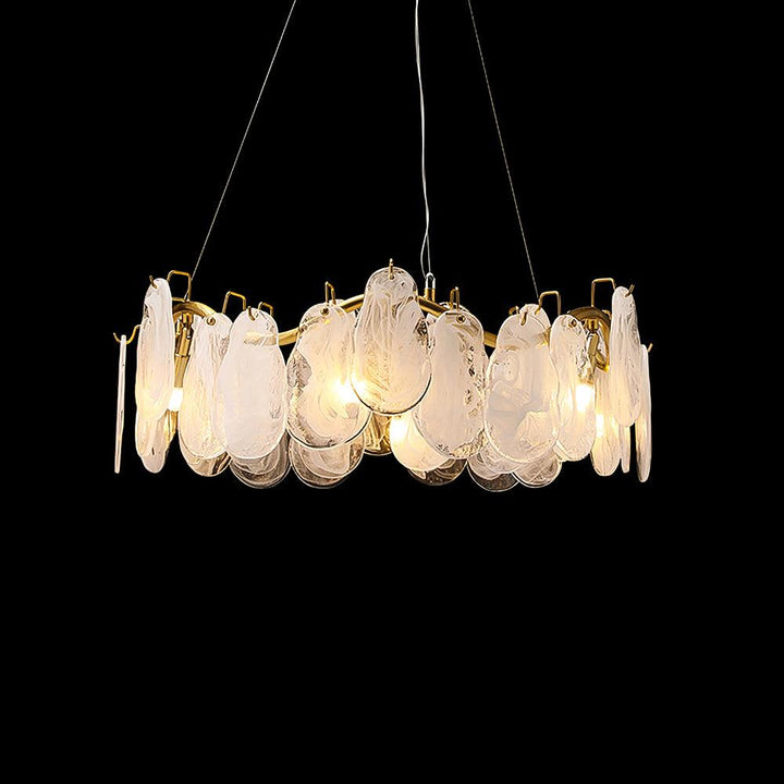 Lustra Chandelier Panneaux en Verre Nuage - Neutralighting
