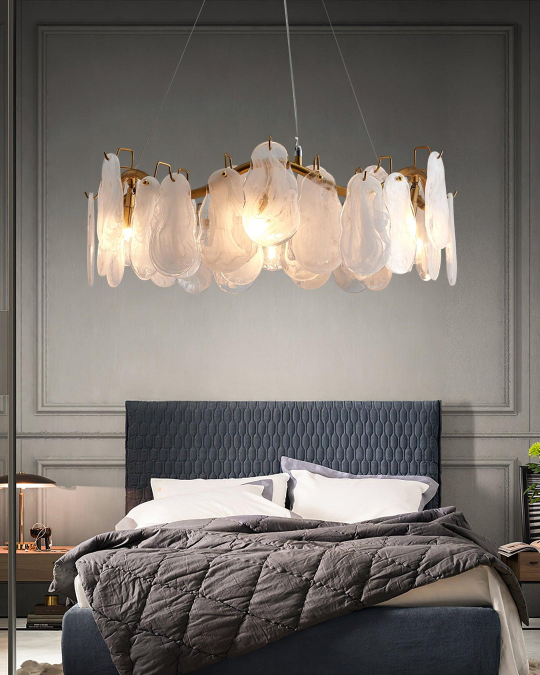 Lustra Chandelier Panneaux en Verre Nuage - Neutralighting