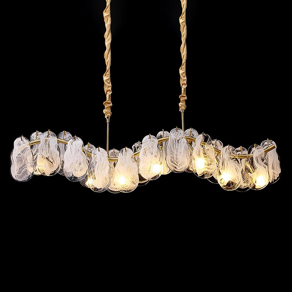 Lustra Chandelier Panneaux en Verre Nuage - Neutralighting
