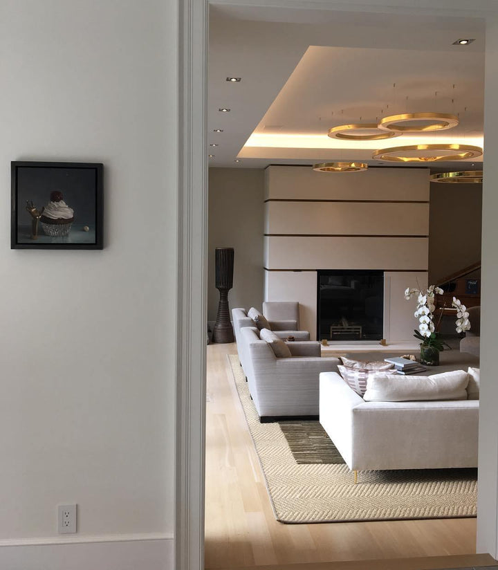 Lustra Lampe Pendante Dorée Moderne - Neutralighting