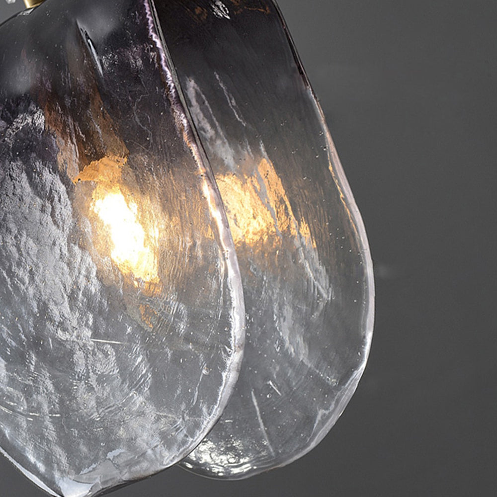 Valentina Suspension Contemporaine Métal/Verre Noir Salon - Neutralighting