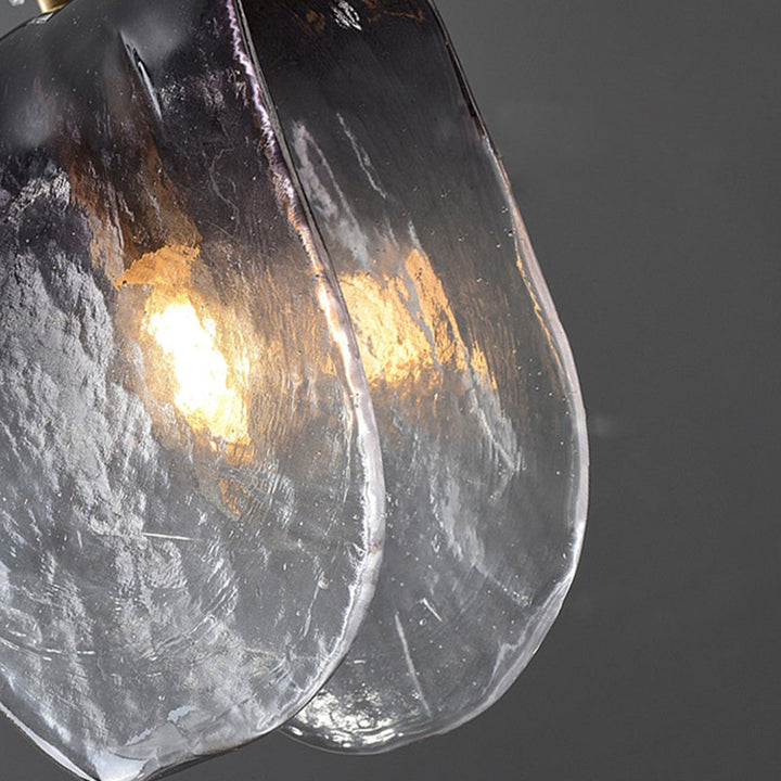 Valentina Suspension Contemporaine Métal/Verre Noir Salon - Neutralighting