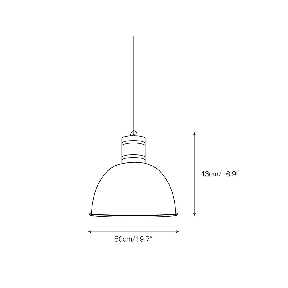 Ilshaos Suspension Bois Métal Industriel Vintage - Neutralighting