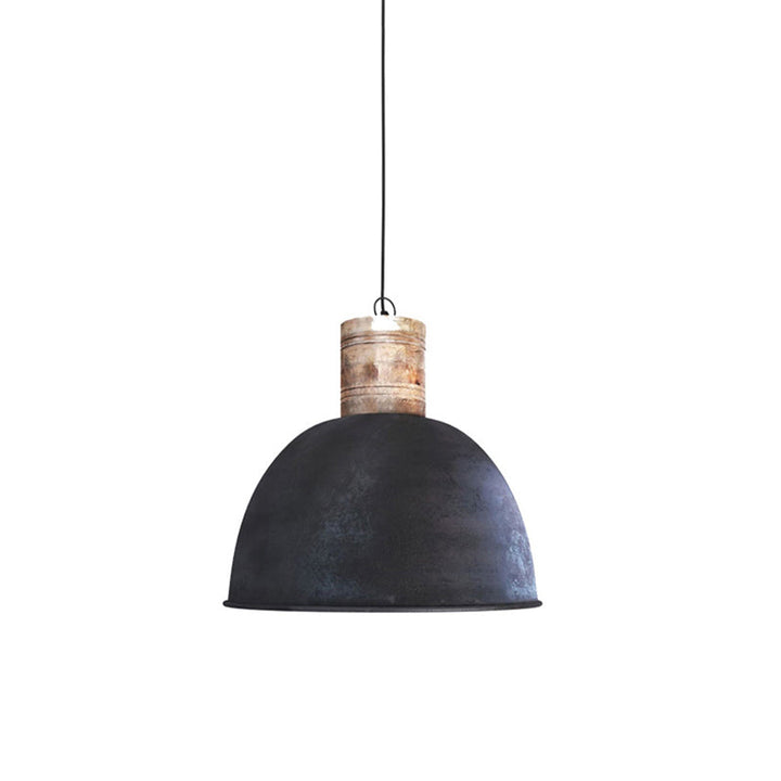Ilshaos Suspension Bois Métal Industriel Vintage - Neutralighting