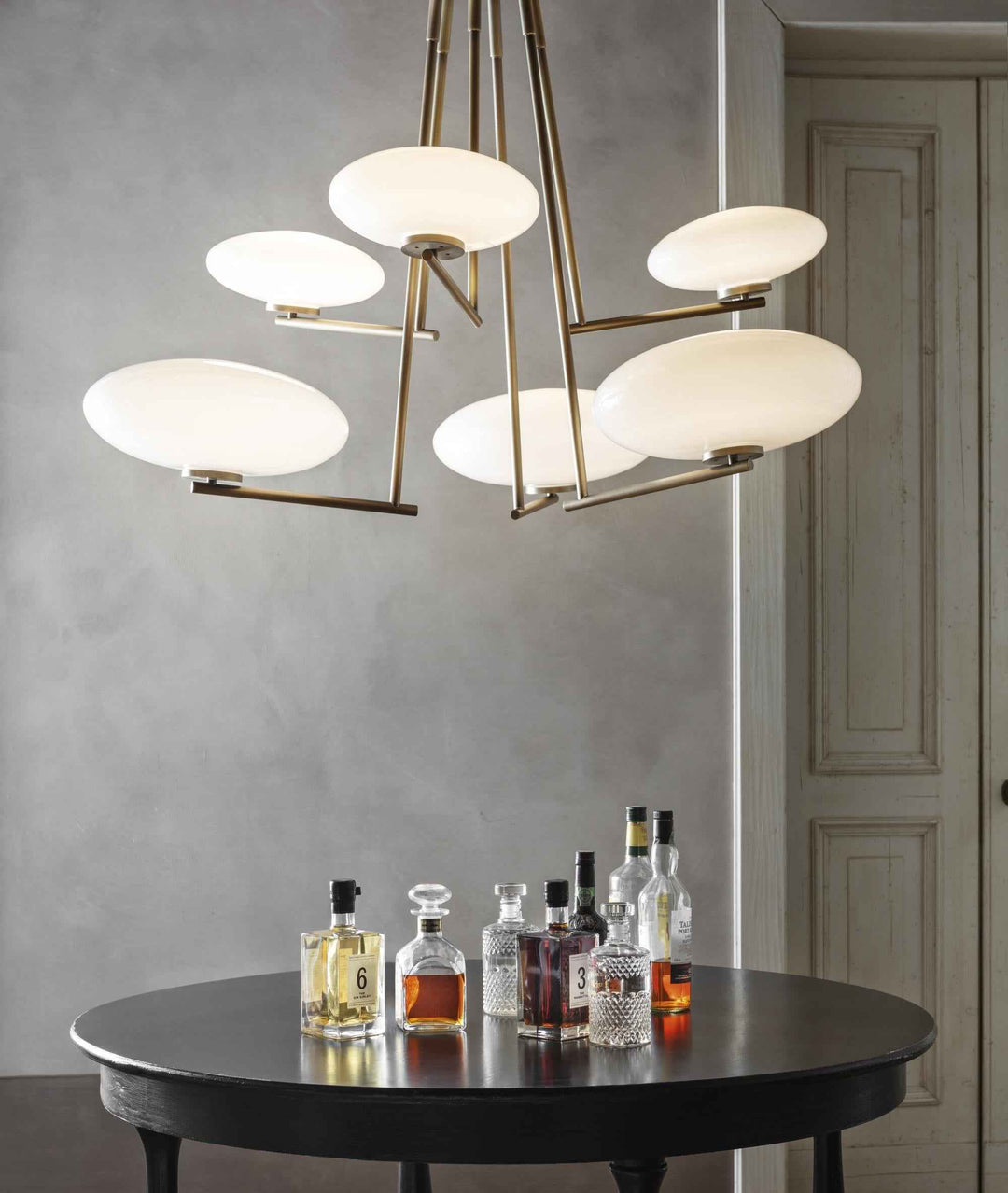 Lampe rae en Laiton – Design Contemporain