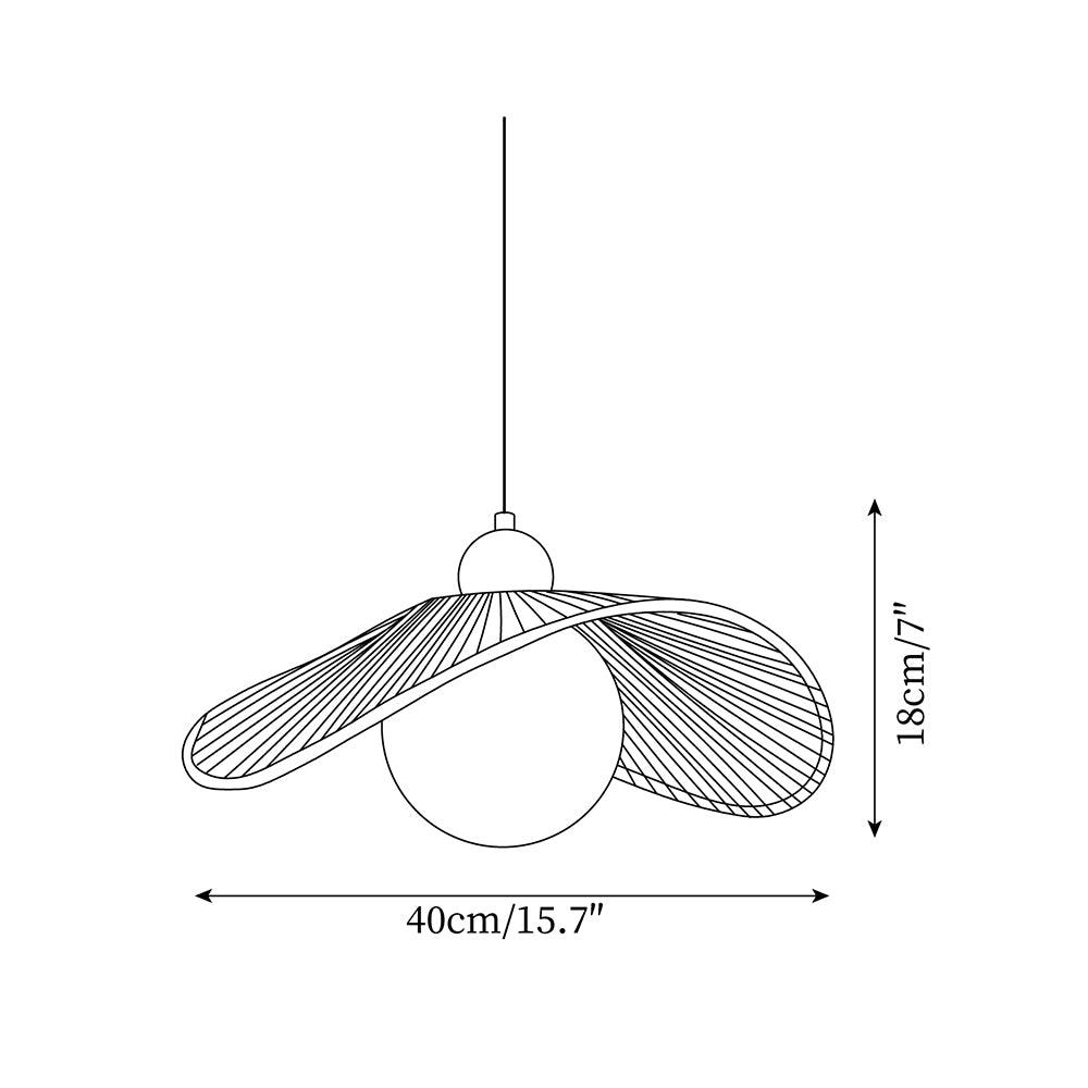 Hikari Lampe Suspension Bois Moderne - Neutralighting